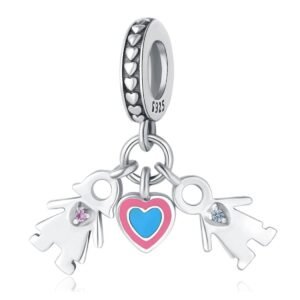 Strieborný prívesok S925 Deti