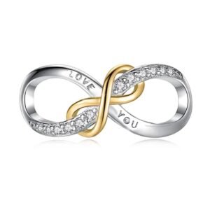 Strieborný Prívesok S925 Nekonečná Láska "Love You"