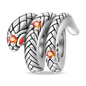 Eurocharms Strieborný Prívesok S925 Had