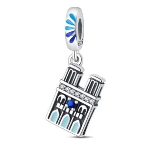 Eurocharms Strieborný Prívesok S925 Katedrála Notre Dame