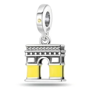 Eurocharms Strieborný Prívesok S925 Parížsky Víťazný Oblúk