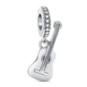 Strieborný prívesok S925 charms Gitara